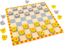 Jeux de dames chats et souris