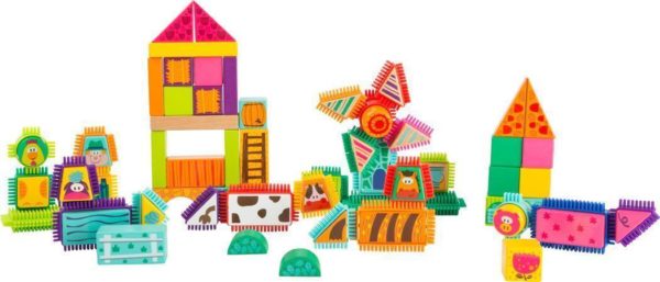 Bloc en bois avec picots