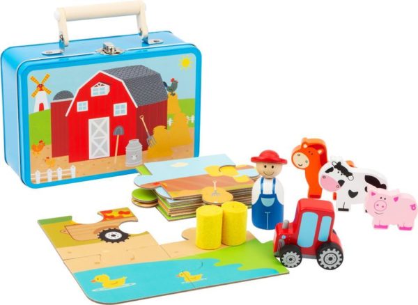 Puzzle et ses personnages de la ferme