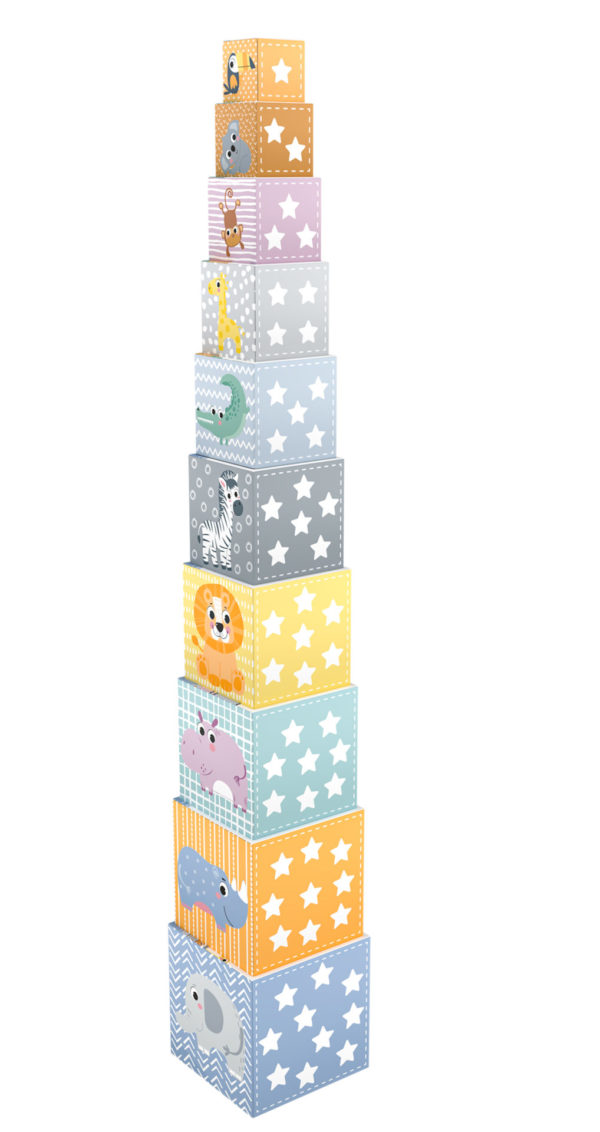 Cubes à empiler animaux sauvages – Image 3