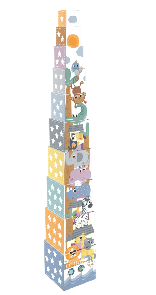 Cubes à empiler animaux sauvages – Image 4