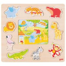 Puzzle du zoo et ses animaux