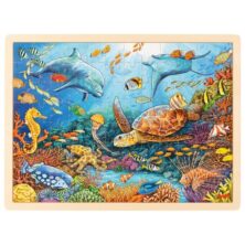 Puzzle monde sous marin