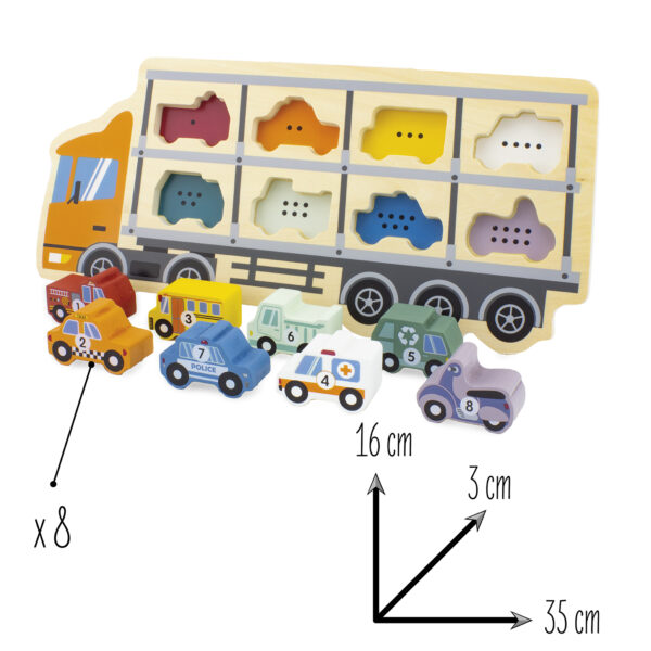 Puzzle camion porte voitures – Image 2